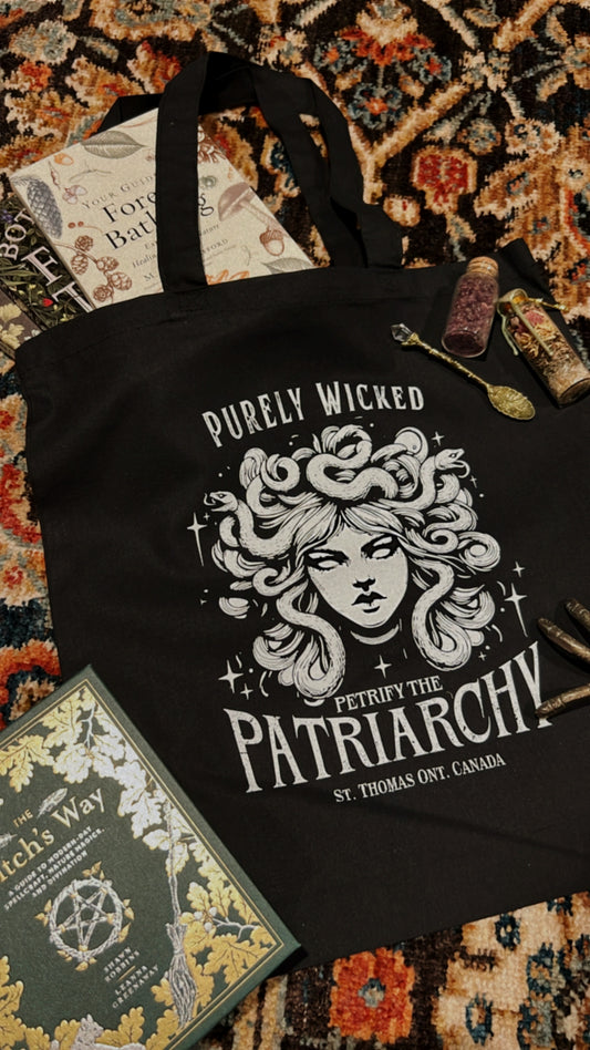 Petrify the Patriarchy Book Bag