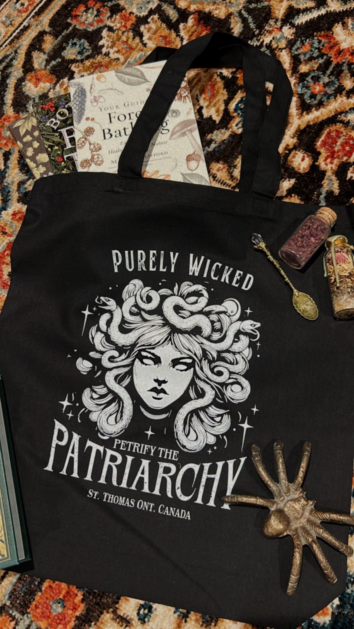 Petrify the Patriarchy Book Bag