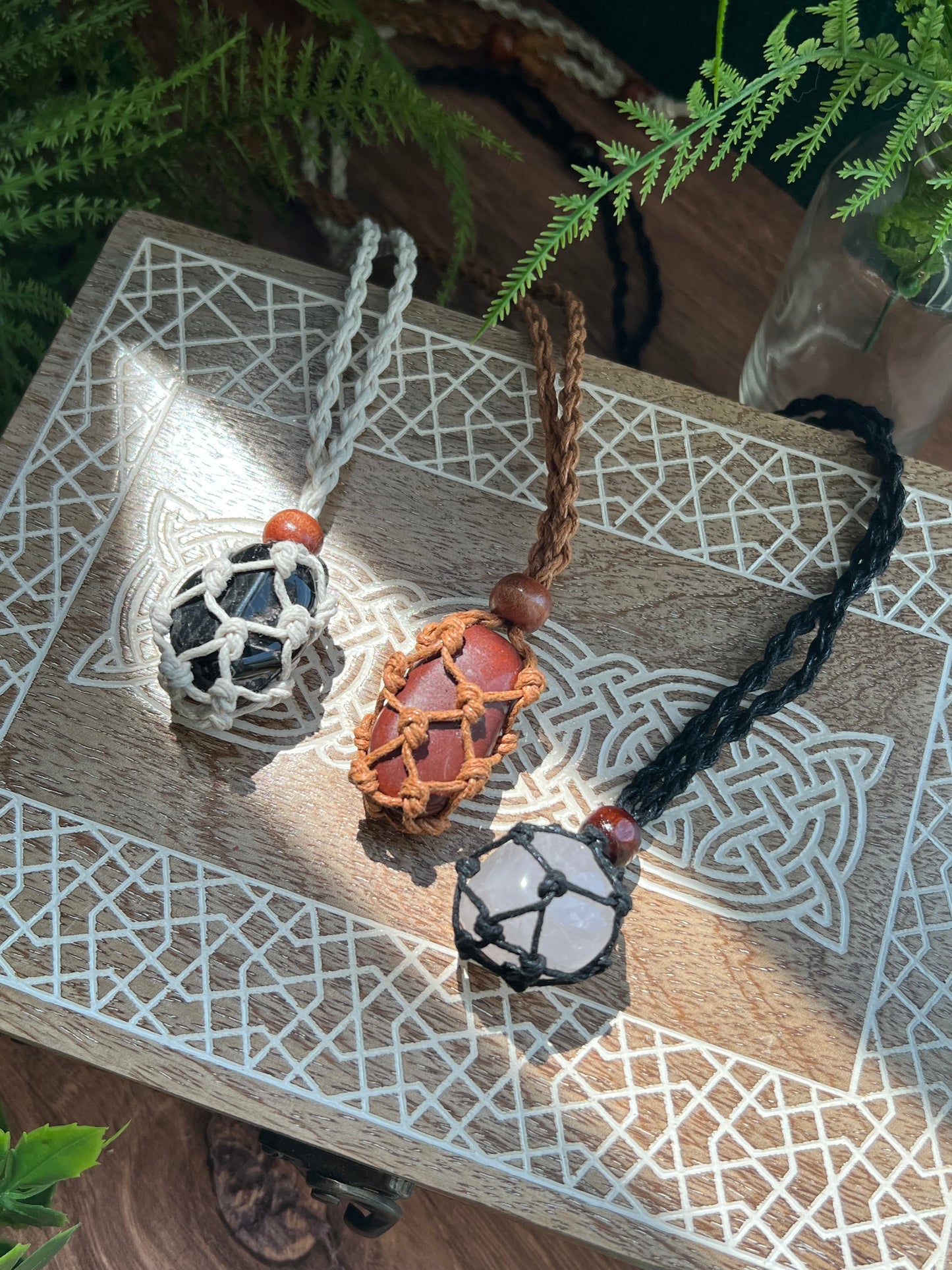 Crystal Braided Necklaces