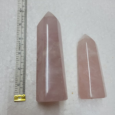 Rose Quartz Obelisk Med 4-6"