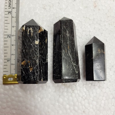 Black Tourmaline Obelisk - Small 2-3"