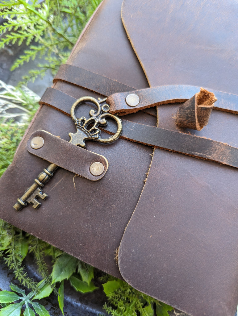 Leather Journal - Key Wrap Closure