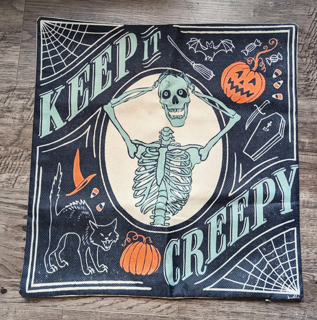 Keep it Creepy Pillow Cover