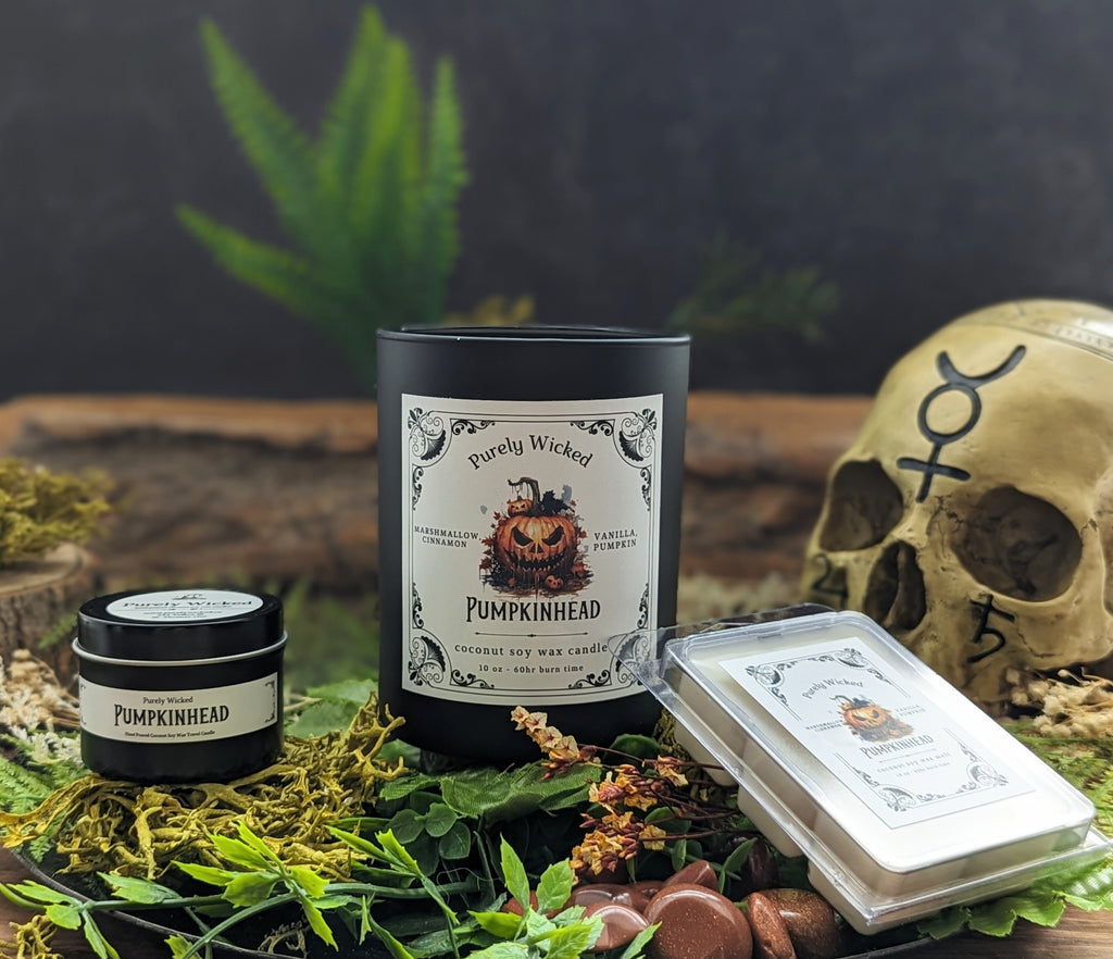 Pumpkinhead Luxury Soy Candle - Fall Collection