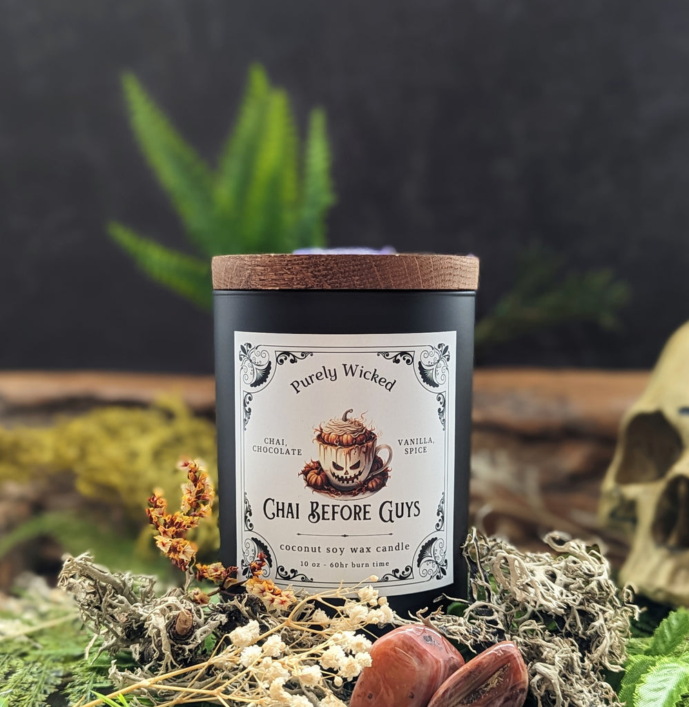 Chai Before Guy Luxury Soy Candle - Fall Collection