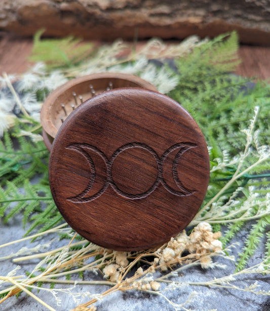 Dried Herb Grinder - Triple Goddess