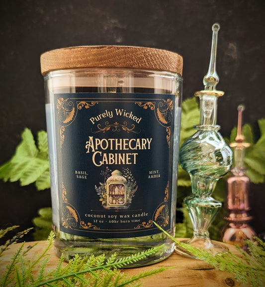 Apothecary Cabinet Luxury Soy Candle - NEW Year Collection