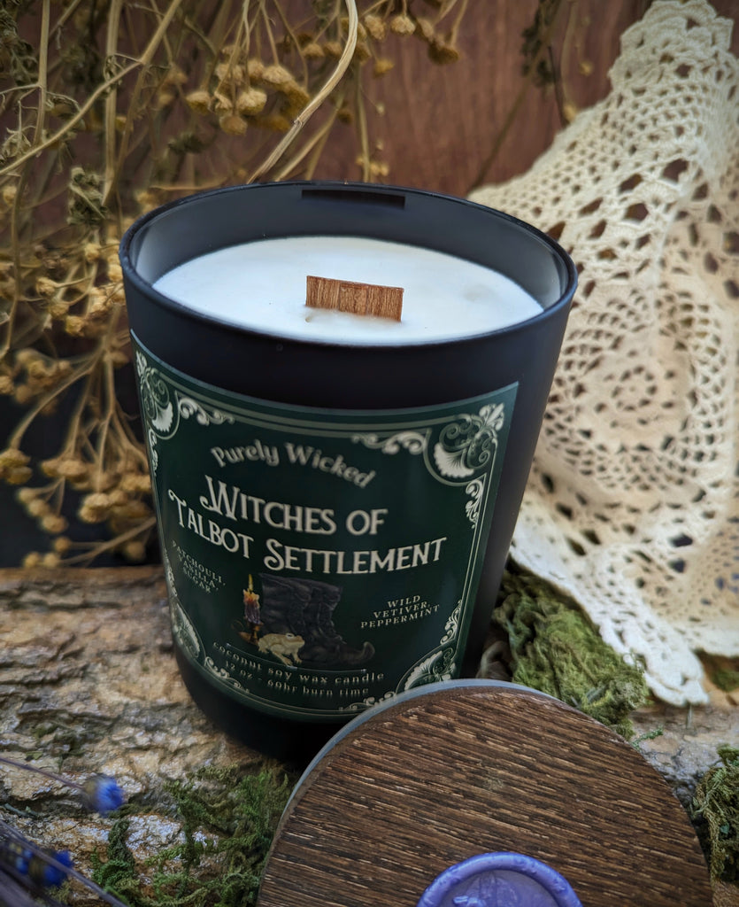 Witches of the Talbot Settlement Luxury Wooden Wick Candle