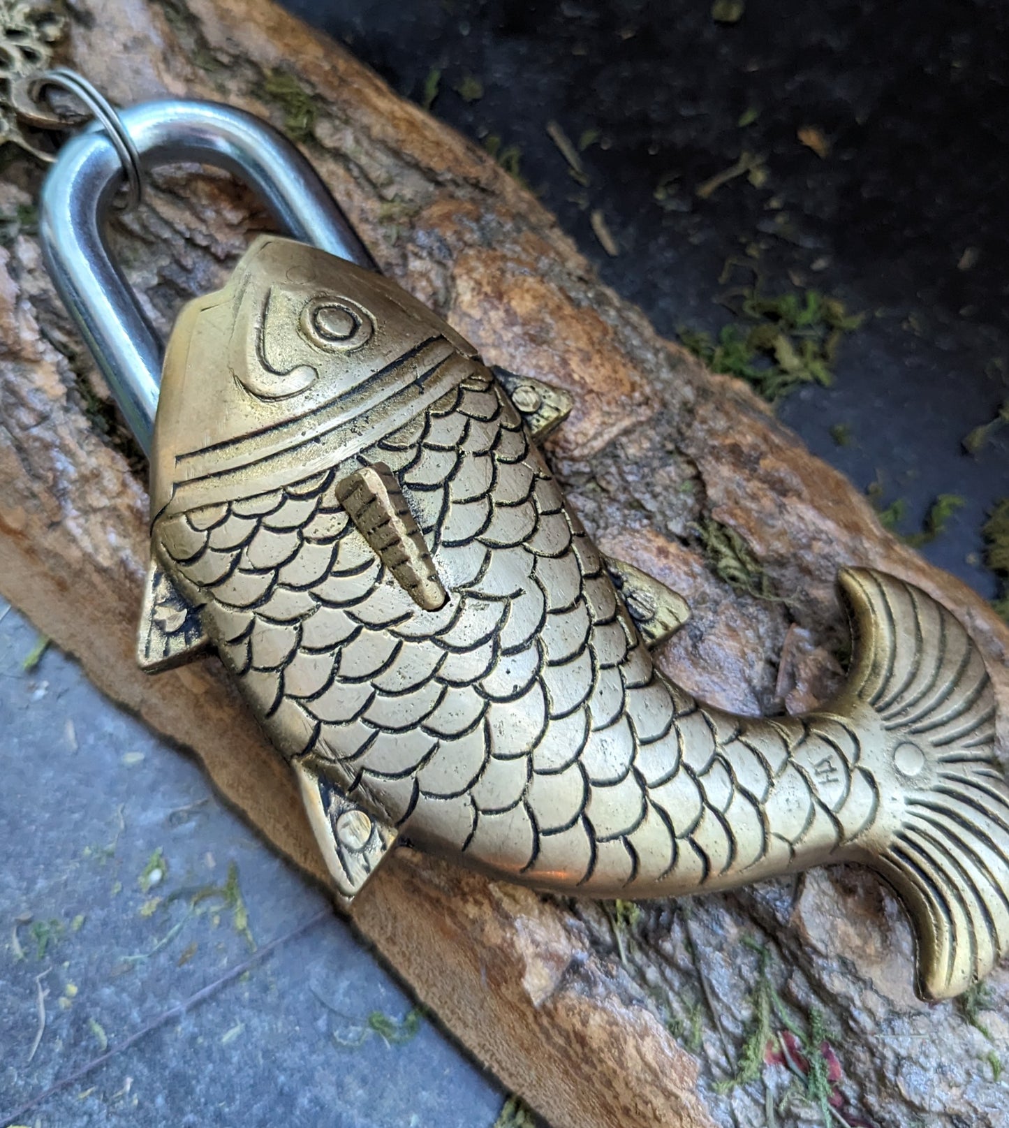 Brass Fish Lock