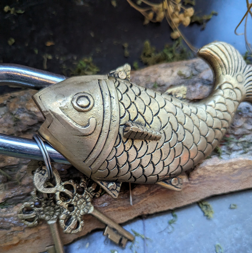 Brass Fish Lock