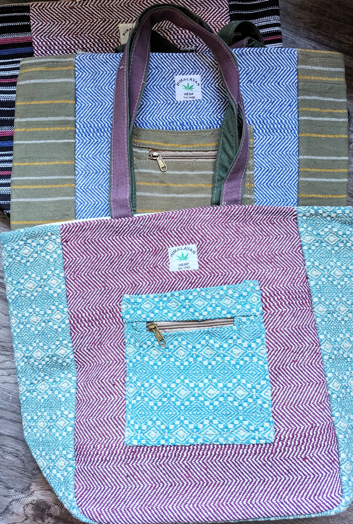 Large Hemp Tote Bag