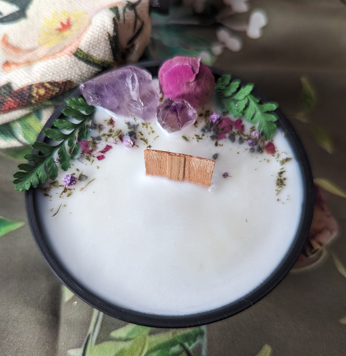 Small Pentacle Cast Iron Candle