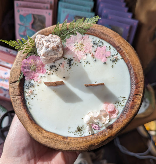 Round Dough Bowl Small - 2 wick