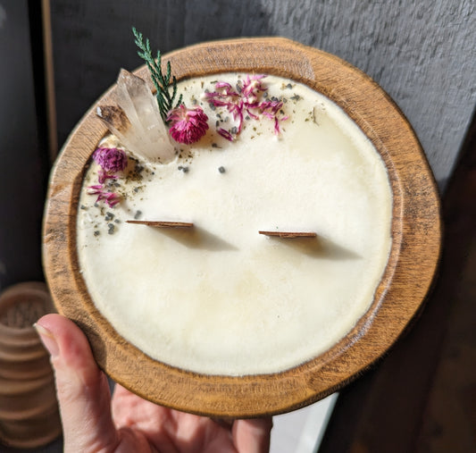 Round Dough Bowl Small - 2 wick