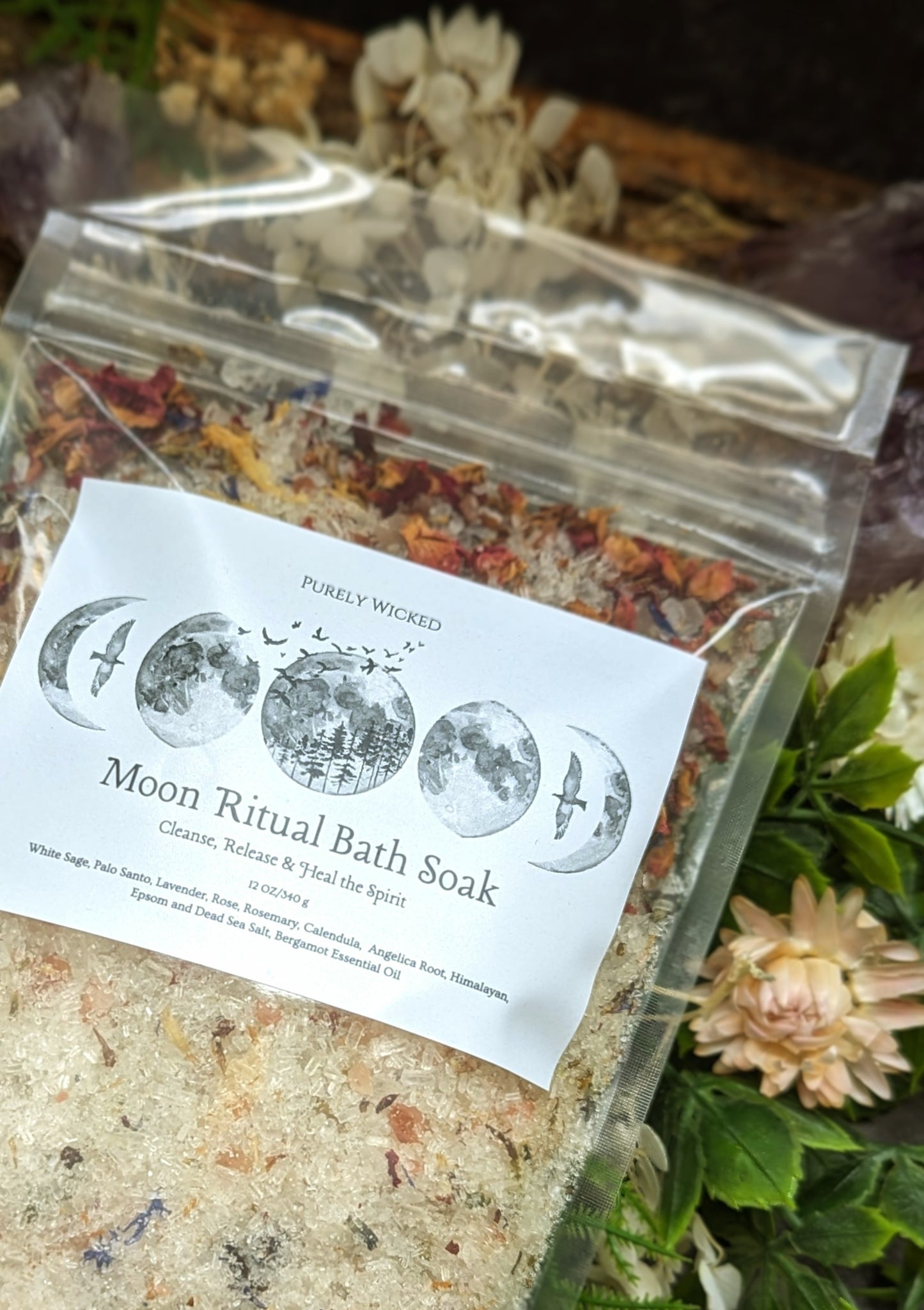 Moon Ritual Bath Soak 12 oz