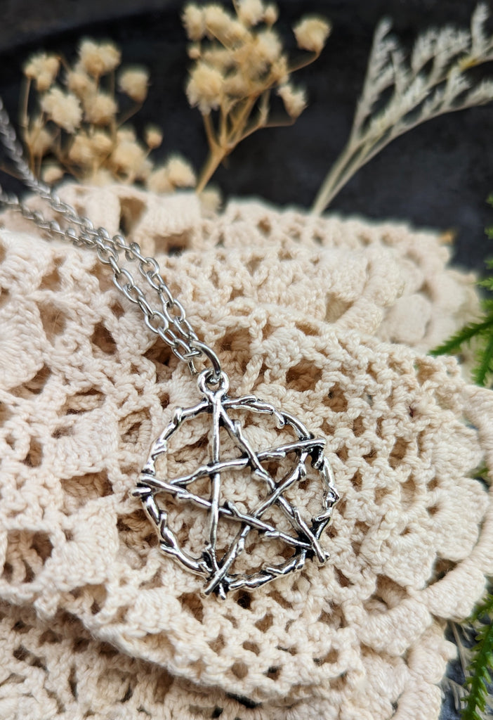 Pentacle of Twigs Necklace