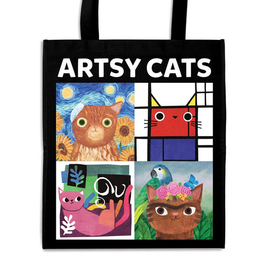 Artsy Cats Reusable Shopping Bag