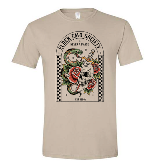 Elder Emo T-Shirt Sand
