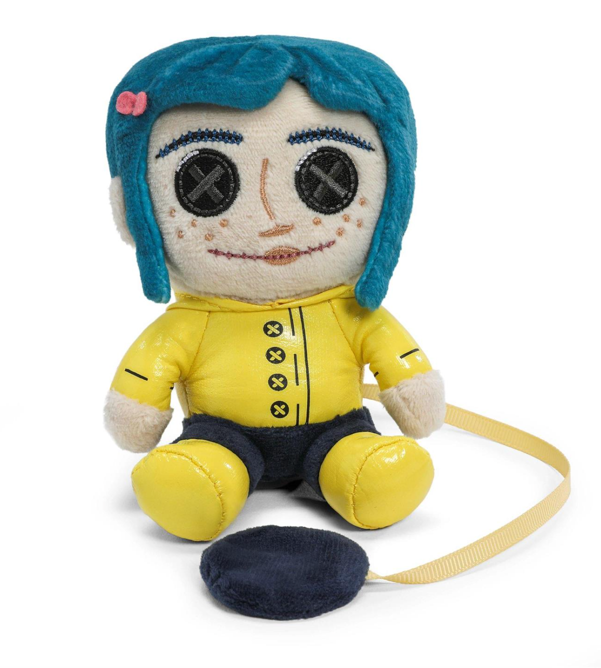 Button Eye Girl Plush 4.5" with Magnet