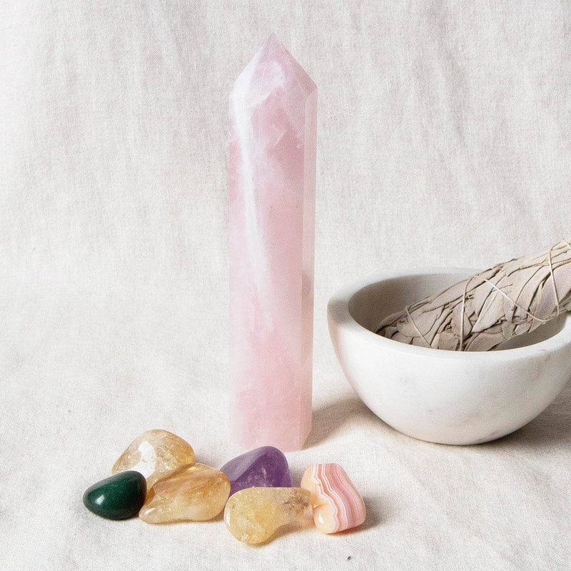 Rose Quartz Obelisk