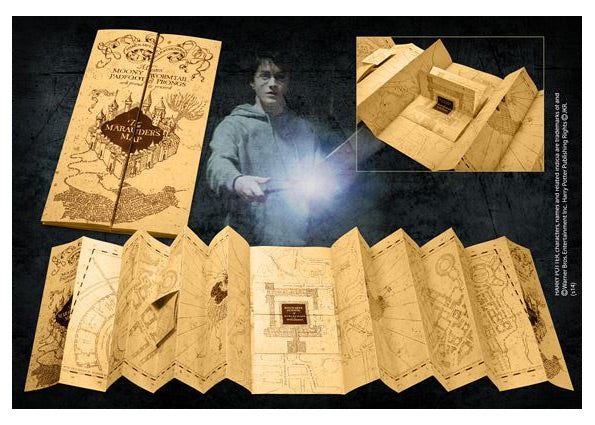 Harry Potter Collectable Marauders Map