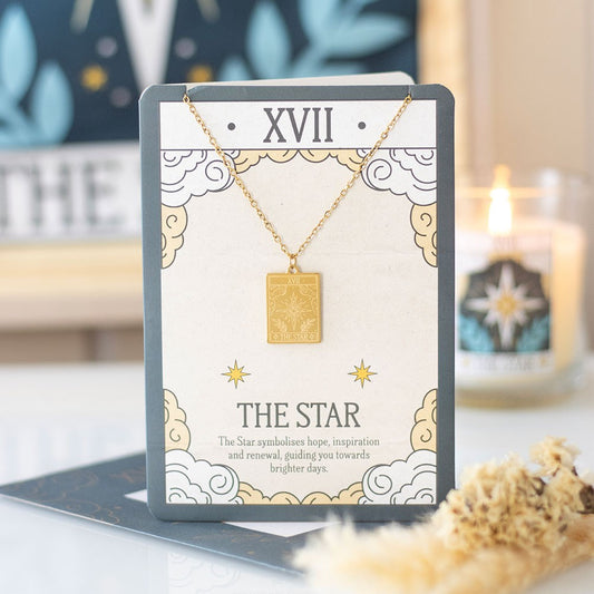 The Star Vintage Tarot SS Necklace