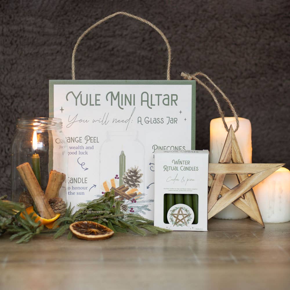 Yule Altar Hanging Sign