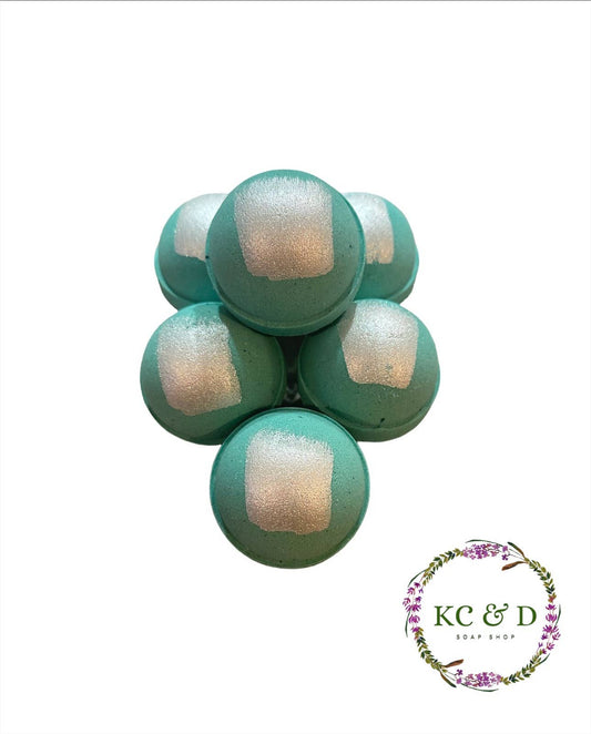 Bath Bomb Rounds: Eucalyptus Spearmint