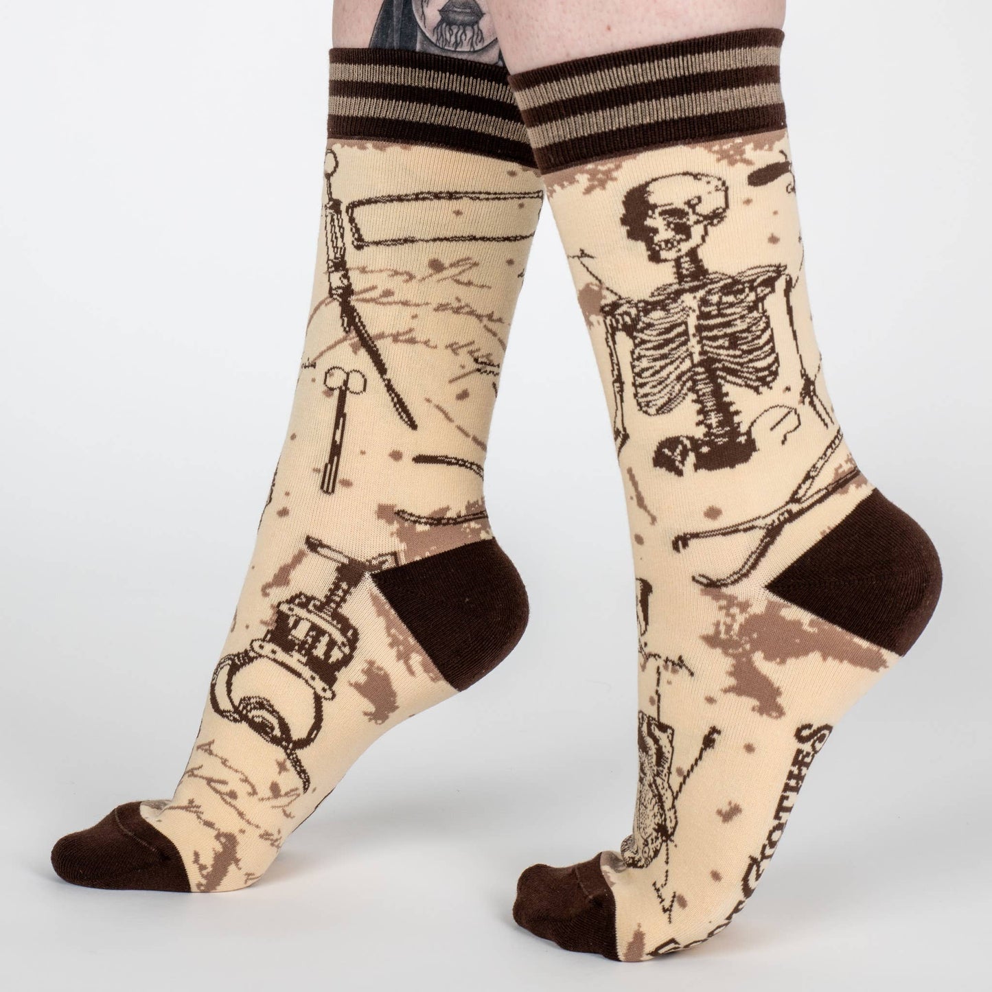 Antique Medical Crew Socks