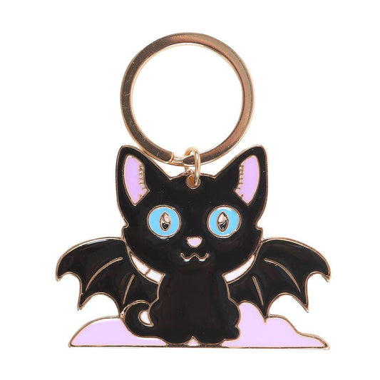 In My Witch Era Gothic Bat Cat Keyring