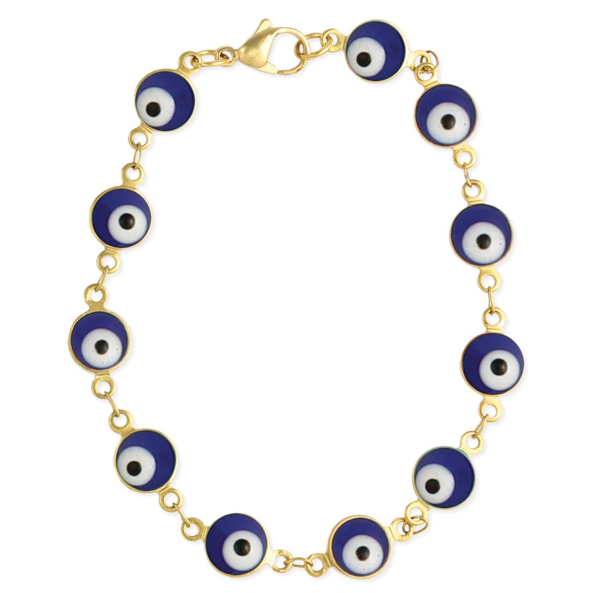 Look Around You Blue Eye Bead Bracelet