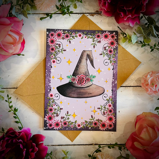 Witchy Hat Greeting Card