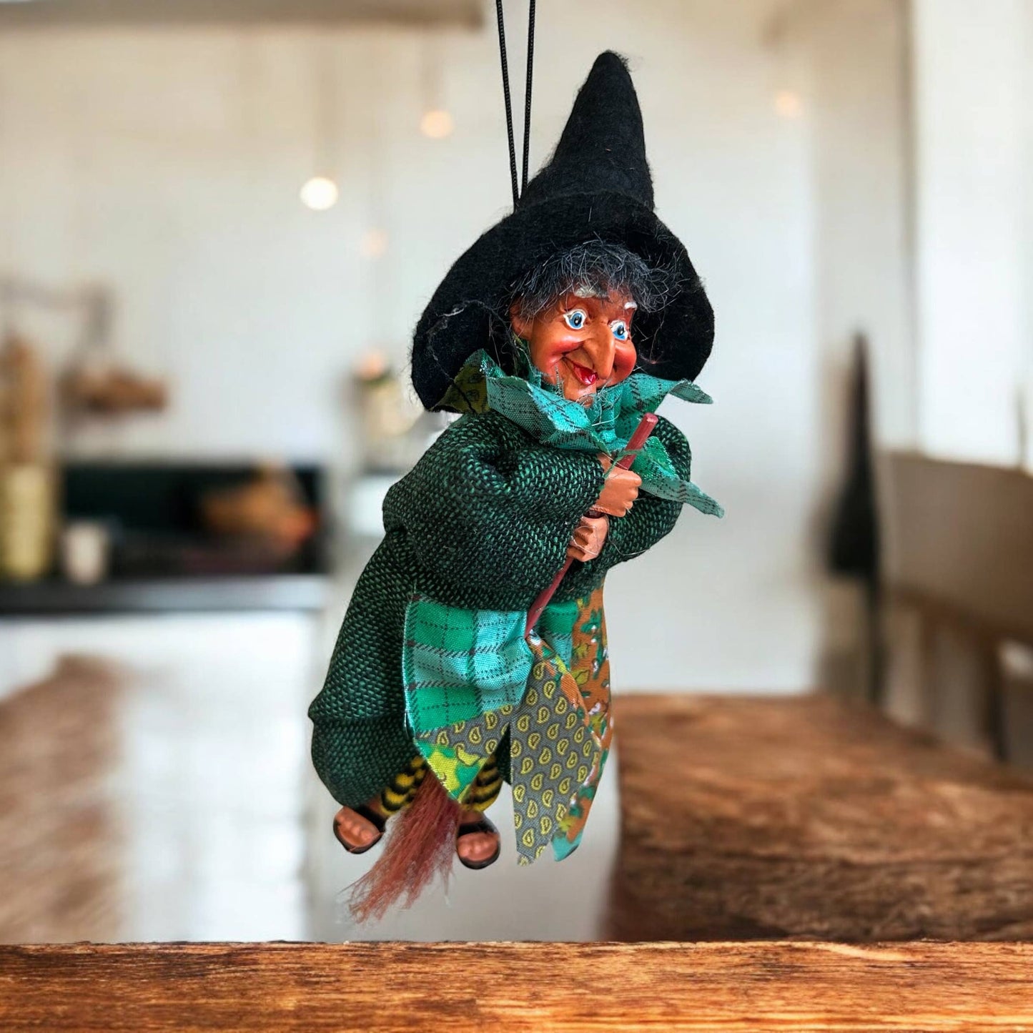 Kitchen Witch Doll Johanna green