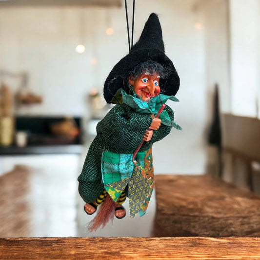 Kitchen Witch Doll Johanna green