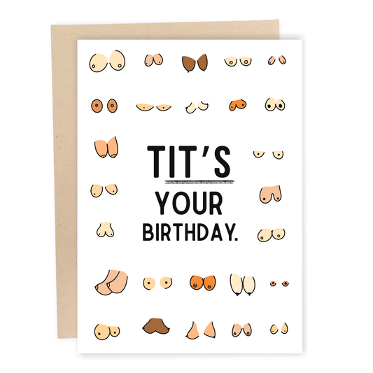 Tit's Your Birthday | Funny Birthday Card
