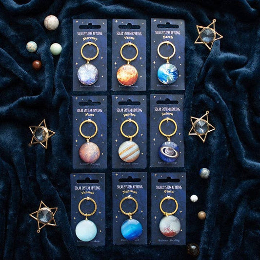 Solar System Planet Keyrings