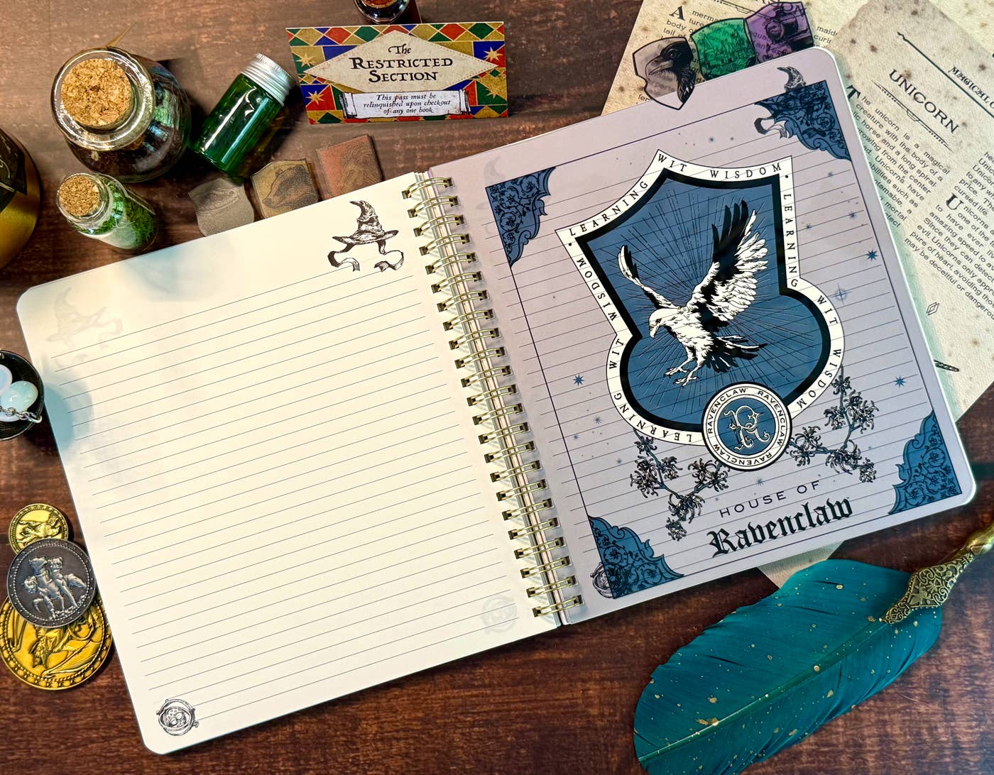 Harry Potter Sorting Hat Tabbed Journal