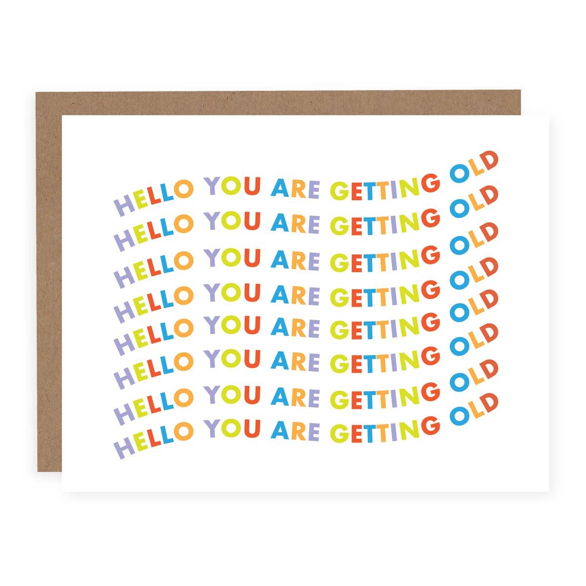 Hello You Are Getting Old Card | Funny Birthday Card