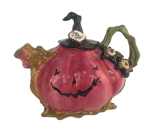 Orange Pumpkin Teapot