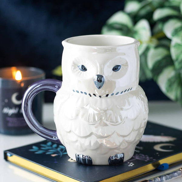 Iridescent Owl Mug – Purely Wicked Apothecary
