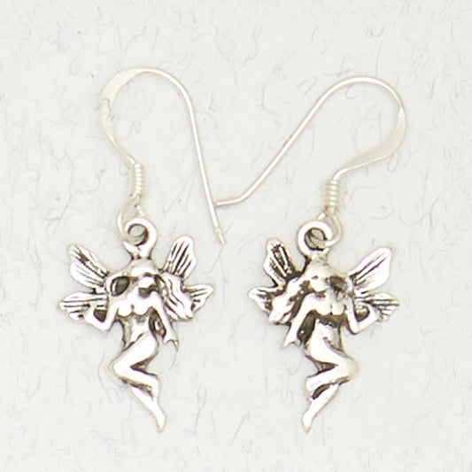 Sterling Silver Fairy Earrings