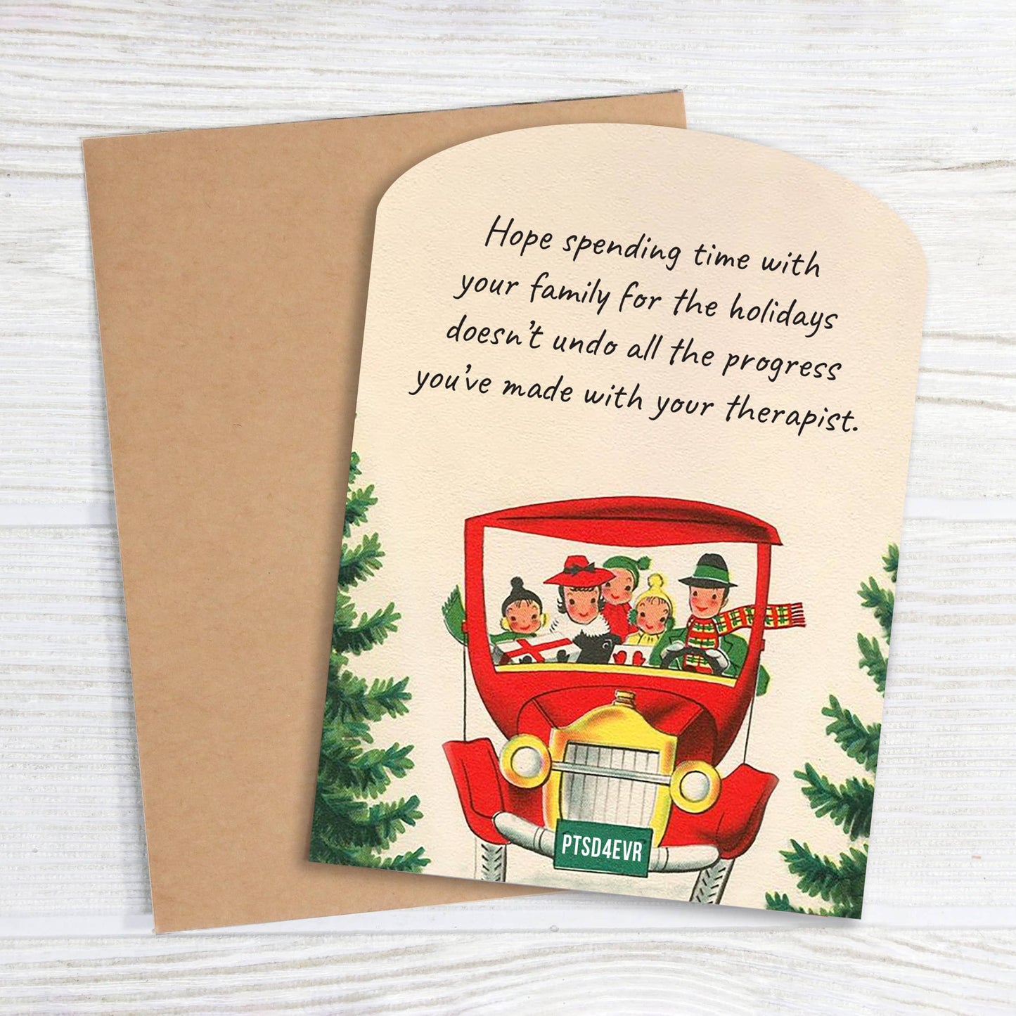 Hope Spending Time With Family Holiday Irreverent Card