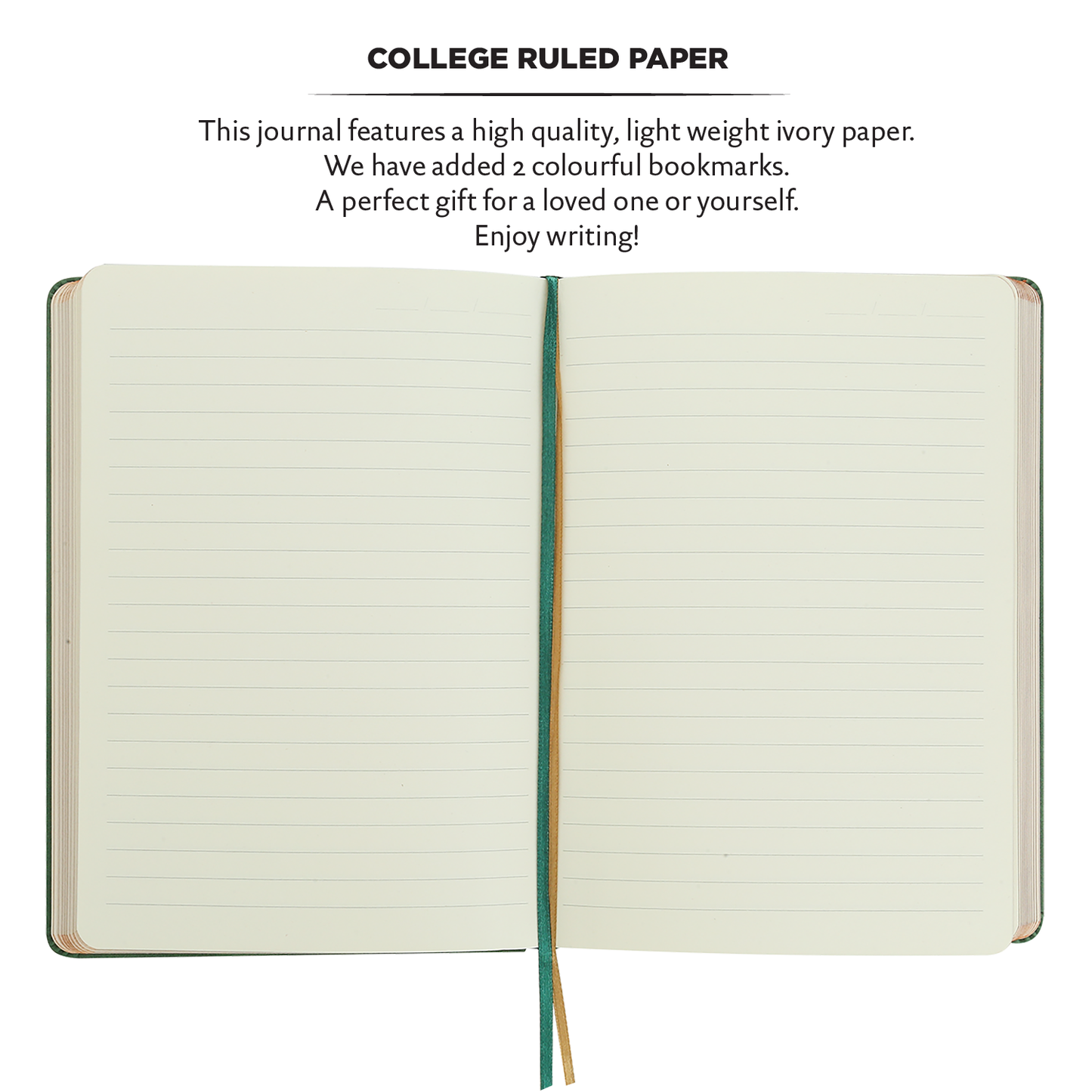 Vintage Classic Style Journal Vegan Leather (Celtic Green)