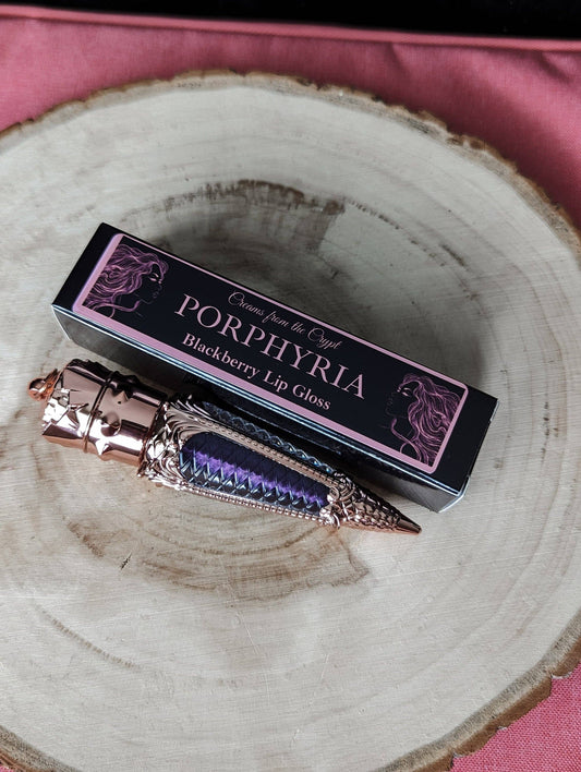 PORPHYRIA - Sheer Dark Purple Blackberry Lip Gloss