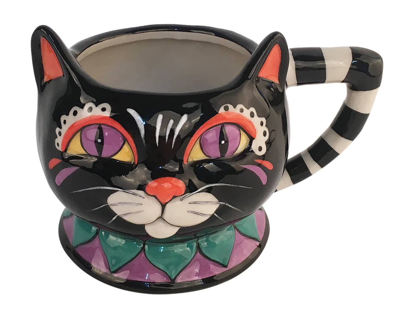 Fancy Black Cat Mug