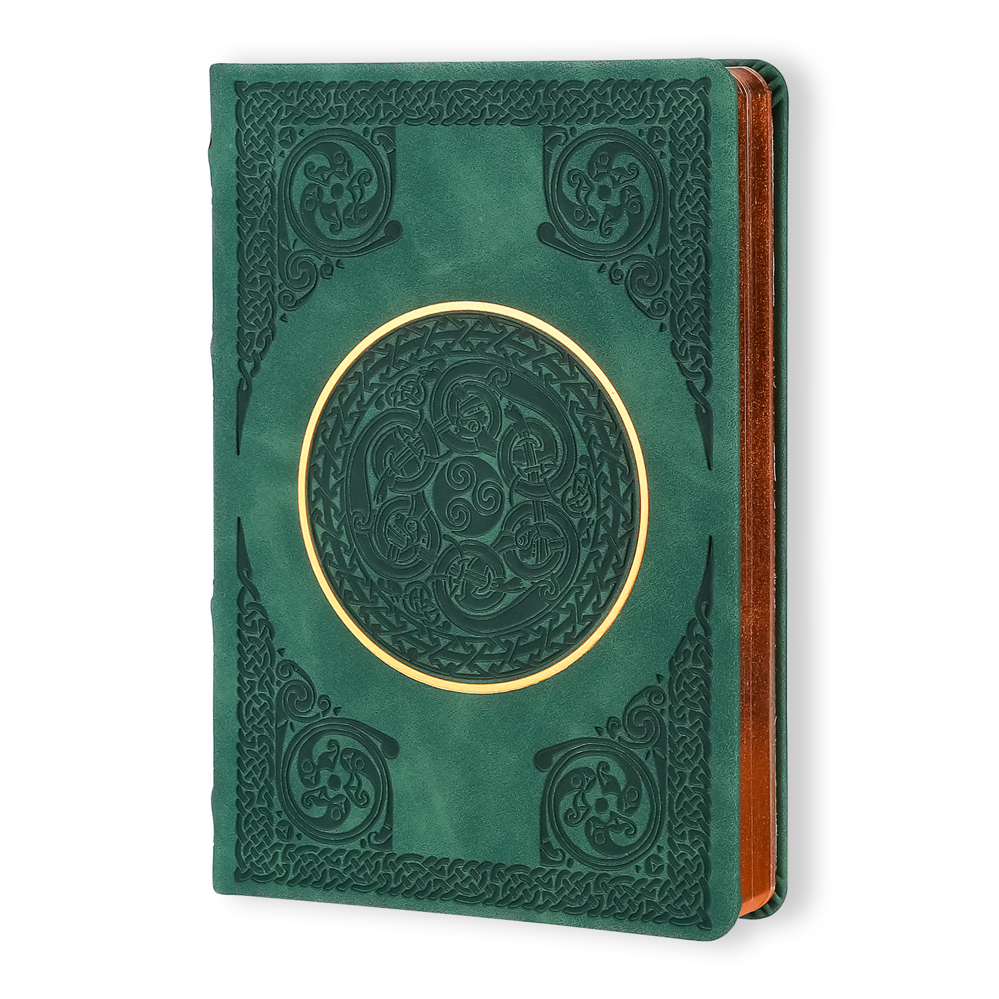 Vintage Classic Style Journal Vegan Leather (Celtic Green)