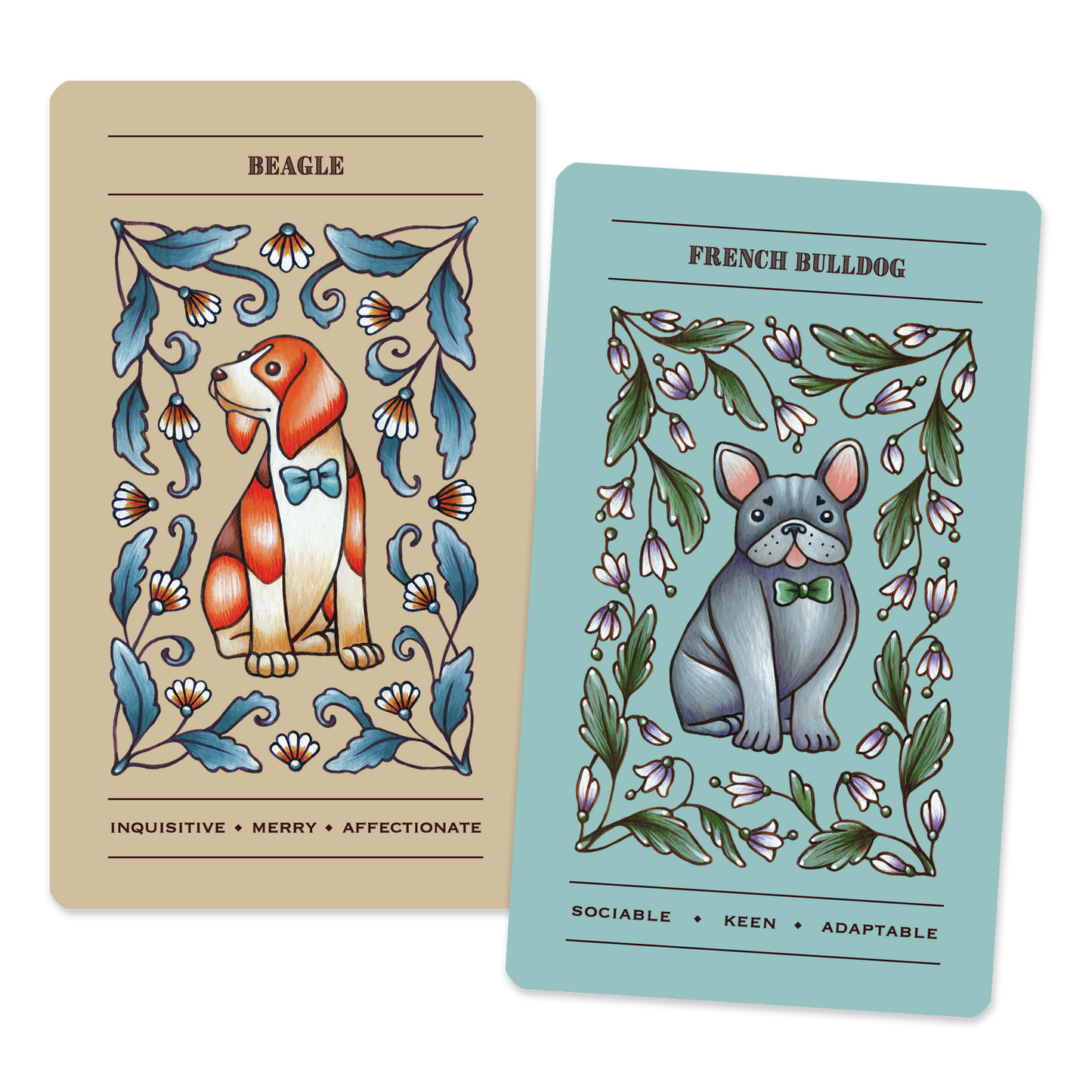 Happy Tails Oracle Dog Deck - Spirit Animal Divination Cards