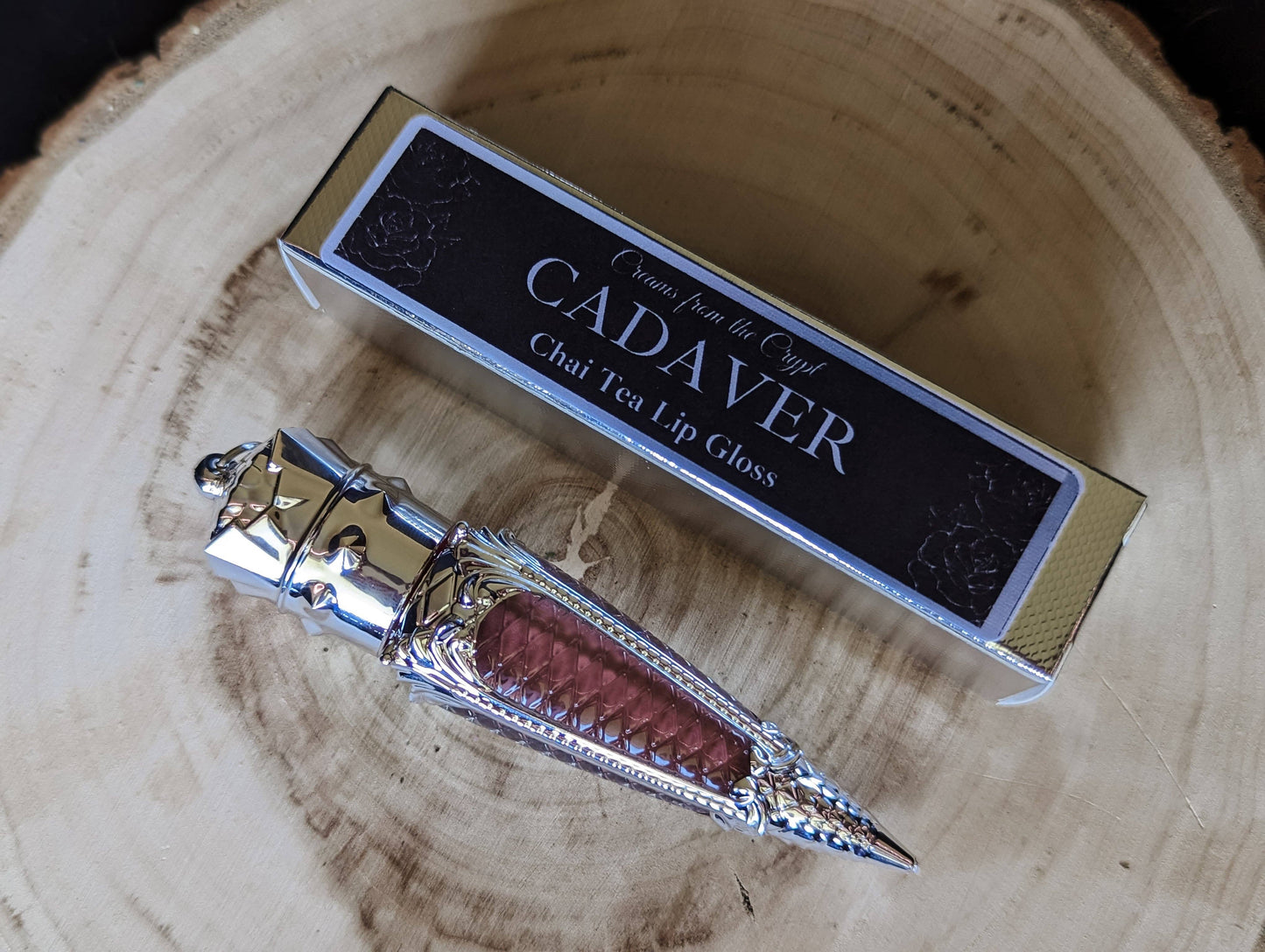 CADAVER (Silver Edition) - Warm Nude Chai Tea Lip Gloss