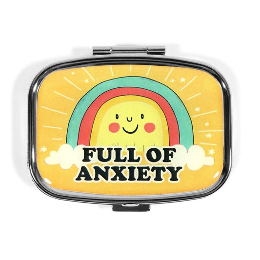 Full of Anxiety - Metal Pill Box