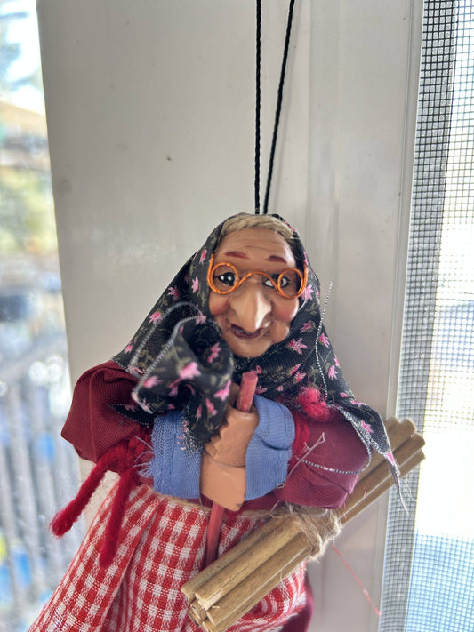 Kitchen Witch Doll Opalina red